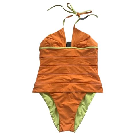 fendi swimsuits|Fendi neon bikini.